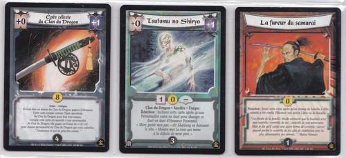 L5r lot cartes rares - de, 3