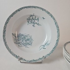 Assiettes creuses décor - creuses,