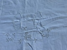 N°283 Drap Ancien Superbe mono GC 300x235 petit prix qq trous