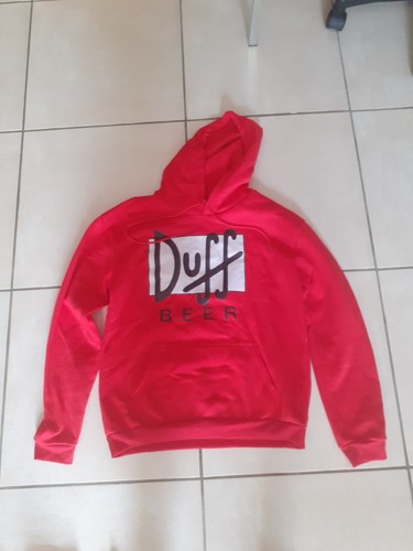 Sweat capuche rouge - sweat,