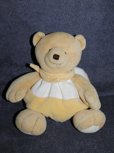 Peluche doudou ours nature - peluche, et