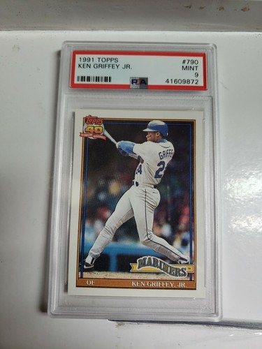 1991 topps ken griffey 790 - topps, jr