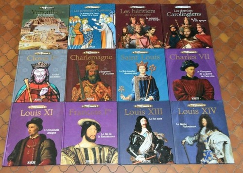 Lot livres rois france - de,