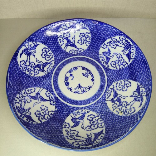 Antique asian blue and - blue,