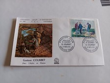 FDC HISTORIQUE N° 439 ENVELOPPE 1er JOUR 1962 TABLEAU " BONJOUR MR COURBET "