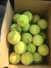 Lot De 70 Balles De Tennis Usagees 