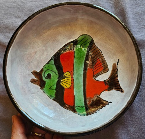 Rare assiette soupe - soupe, signée