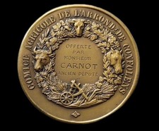 Médaille En Bronze, Comice Agricole DE L'arrondissement Confolens, Carnot