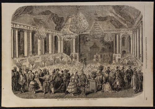 1862 bal costumé - -, palais