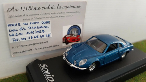 Renault alpine a110 bleu 1970 - alpine,