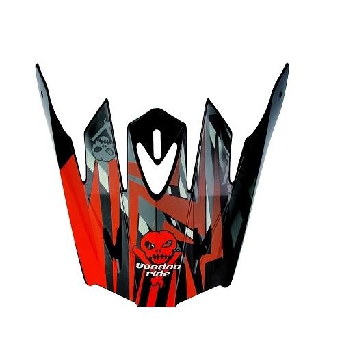 Visiere couleur rouge marque