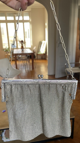 Grand sac ancien - , maille