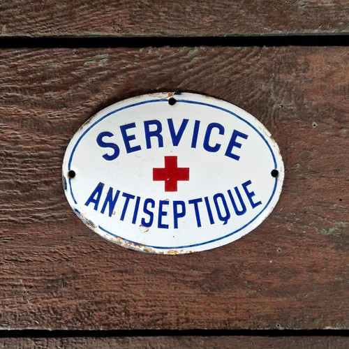Plaque émaillée ancienne - , «