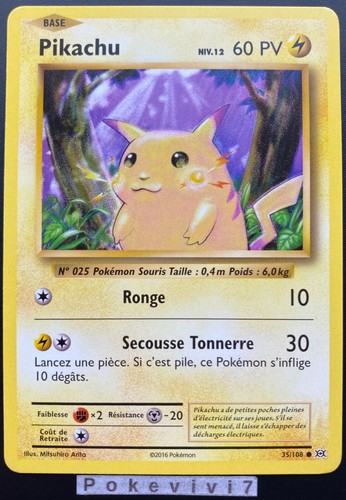 Carte pokemon pikachu 108 - pokemon, 35/108