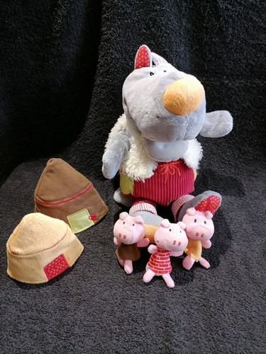 Doudou peluche loup - doudou, nicolas