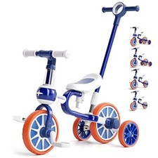 Vélo Draisienne Évolutif 4 en 1 pour Enfants 2-4 Ans -Premier Vélo Bébés Unisexe