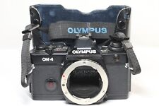 Appareil photo reflex argentique 35 mm Olympus OM-4 en l'état boîtier noir un...