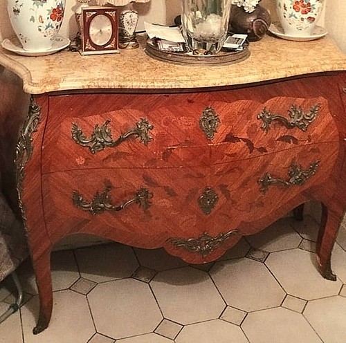 Commode tiroirs rococo - commode, tiroirs,