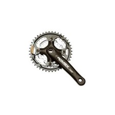 Pedalier VTT alu noir 22/32/42 l 170mm carre -fabricant Leader