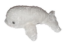 Doudou peluche Dauphin blanc