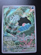 Coquiperl 195/182 Full art carte pokemon FR Française Aventure ensemble 