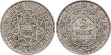 5 Francs Empire Cherifien -