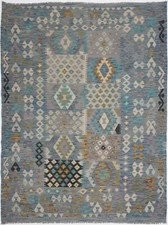 Tapis Kilim Ancien Tissé À