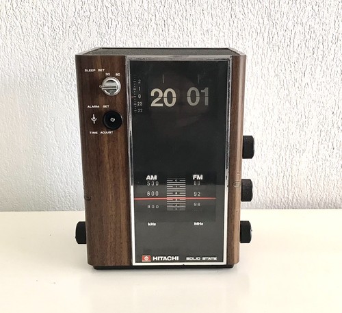 Radio réveil hitachi 783e - réveil,