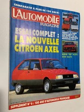 L'Automobile Magazine du 8/1984; Essai Citroën Axel/ BMW M 635/ R 18 Turbo