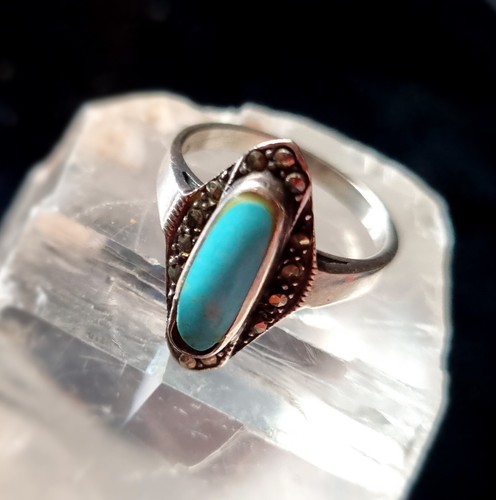 Bague style art - bague, argent
