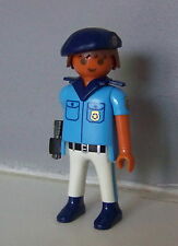 PLAYMOBIL (Z328) PLAGE- Officier Homme Policier Plage Quad 3655