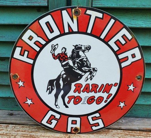 Vintage frontier gasoline - vintage,