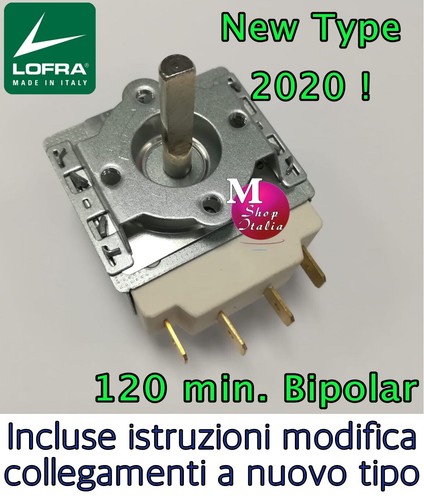 Minuteur mécanique lofra 120 - mécanique,