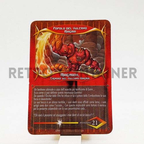Gormiti vintage card final - -,