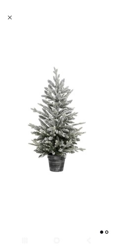 Sapin artificiel 100 frosty - cm,