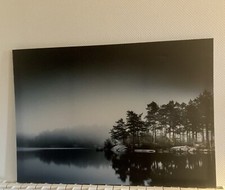 Tableau IKEA PJATTERYD- Lac sous la brume - Grand format 100 x 70 cm