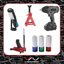 Pack de Démarrage Mécanicien : Chandelles, Cric Hydraulique, Clé à Chocs, Balade