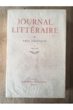 Journal littéraire Tome I, 1893-1906 Paul Léautaud 