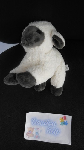 Doudou peluche mouton - mouton, gris