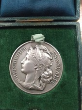 médaille encouragement agriculture ARGENT