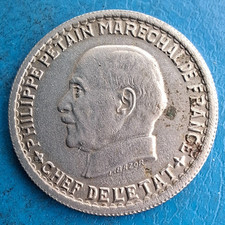 5 francs Pétain 1941 , RARE