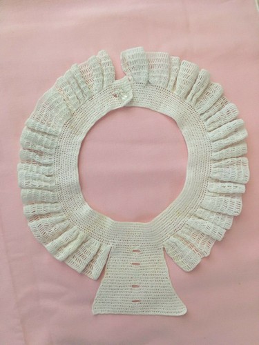 Col ancien dentelle crochet - col,