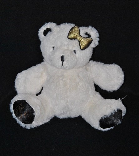 Peluche doudou ours blanc