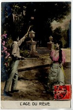 LE DIABOLO ancien jeu - Old Game vintage THE DIABOLO - couple homme et femme 16