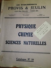 CATALOGUE 1927 PROVIS ET