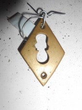 entrée de serrure losange bronze ancienne bureau commode armoire