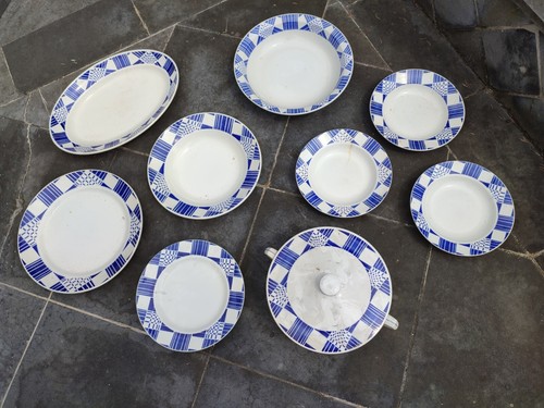 Service vaisselle pièces - 9,
