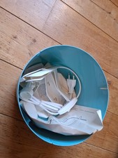 Lampe de table IKEA Tvärs bleu clair