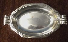 PANIERE CORBEILLE METAL ARGENTE ART DECO