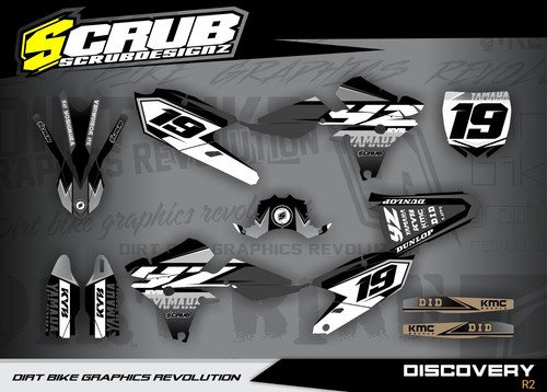 Kit graphique yamaha yz250f - graphique,